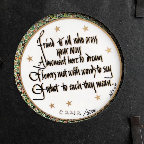 P. Buckley Moss Set of 3 Ornaments in Custom Frame - Picture 4 of 15